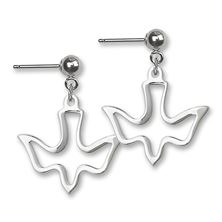 Holy Spirit Ball Post Earrings