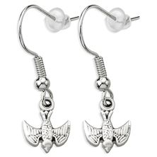 HOLY SPIRIT STERLING SILVER EARRINGS