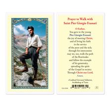 LAMINATED HOLY CARD - PIER GIORGIO FRASSATI