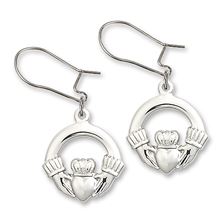 Dangle Claddagh Earrings