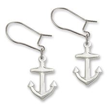 Dangle Anchor Earrings