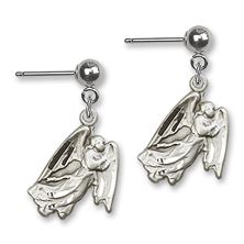 Guardian Angel Ball Post Earrings