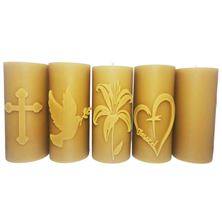 100% BEESWAX - 6"H X 2 1/2" PILLAR CANDLE