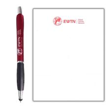 EWTN LOGO NOTE PAD (50 SHEETS) and STYLUS PEN SET