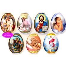 EASTER EGG WRAPS WITH CATHOLIC IMAGES