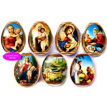 RELIGIOUS ART EGG WRAPS (MARIAN)