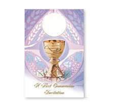 FIRST COMMUNION INVITATION CARDS - PACK OF 8