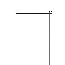 GARDEN FLAG STAND
