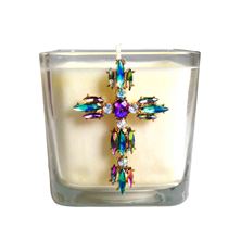 FRANKINCENSE and MYRRH - BIBLICAL OIL CROSS CANDLE
