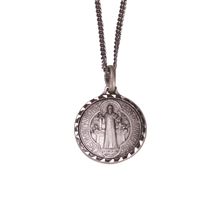 ST. BENEDICT NICKEL SILVER MEDAL