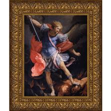 ST. MICHAEL THE ARCHANGEL FRAMED CANVAS (15¾” x 18¾”)