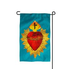 SACRED HEART GARDEN FLAG