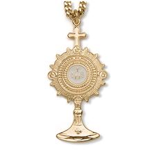 MONSTRANCE PENDANT - 14KT GOLD FILLED