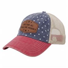 WITH GOD ALL THINGS ARE POSSIBLE DENIM CAP