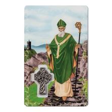 ST. PATRICK HOLY CARD WITH MEDAL