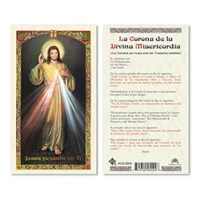 SPANISH HOLY CARD - DIVINA MISERICORDIA