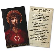 FOR GOD SO LOVED THE WORLD LAMINATED HOLY CARD