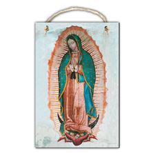 OUR LADY OF GUADALUPE HANGING PLAQUE - 5 X 7