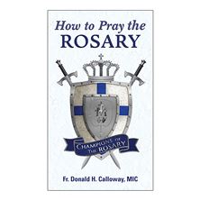 HOW TO PRAY THE ROSARY - BOOKLET