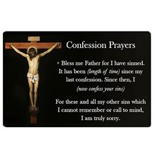 CATHOLIC ID CARD - CONFESSION PRAYERS