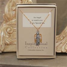 HAND CRAFTED GUARDIAN ANGEL - NECKLACE (16")