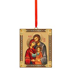 HOLY FAMILY ICON ORNAMENT - 3"