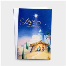 LOVE CAME DOWN ONE NIGHT CHRISTMAS CARDS (BOX OF 50)