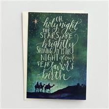 BETHLEHEM - O, HOLY NIGHT CHRISTMAS CARDS (BOX OF 50)