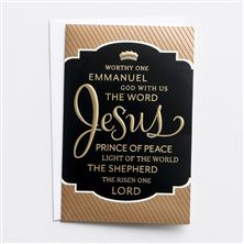 NAMES OF JESUS CHRISTMAS CARDS (BOX OF 50)