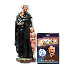 ST VINCENT DE PAUL STATUE and FREE DVD