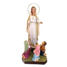 OUR LADY OF FATIMA WITH CHILDREN STATUE - 12"
