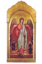 ARCHANGEL RAPHAEL FLORENTINE PLAQUE (21" X 45")