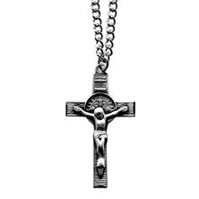 ST. BENEDICT CRUCIFIX - STERLING SILVER