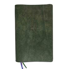 MAGNIFICAT LEATHER COVER LARGE PRINT EDITION (BY FATHER PASCHAL MARY OF MFVA) - GREEN