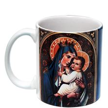 OUR LADY OF MOUNT CARMEL WITH PRAYER MUG - 11 OZ