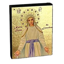 VIRGIN MARY OF LOURDES - SMALL ICON MAGNET