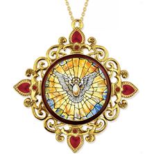 HOLY SPIRIT JEWELED ORNAMENT
