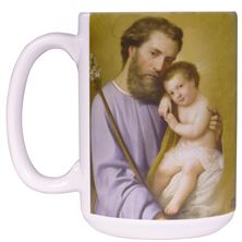 ST. JOSEPH AND THE INFANT JESUS MUG - 15 OZ