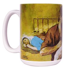 HOLY FAMILY - LET MARY REST MUG - 15 OZ