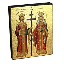 SAINTS CONSTANTINE and HELEN - SMALL ICON MAGNET