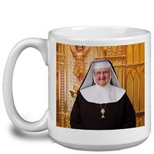 MOTHER ANGELICA SUPER SIZE MUG - WHITE - 20 OZ