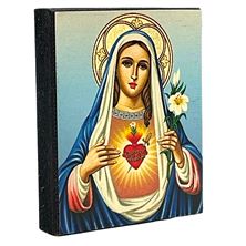 IMMACULATE HEART OF VIRGIN MARY - SMALL ICON MAGNET