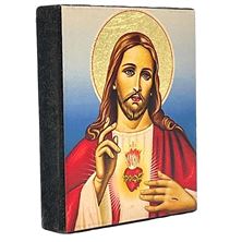 SACRED HEART OF CHRIST - SMALL ICON MAGNET