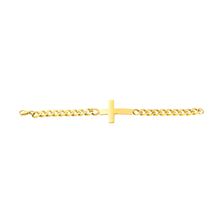 STAINLESS STEEL CROSS BRACELET