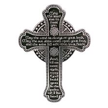 IRISH BLESSING WALL CROSS - 5 1/4"