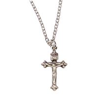 STERLING SILVER CRUCIFIX AND CHAIN