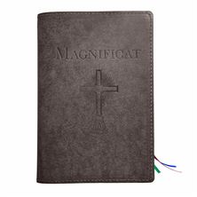 MAGNIFICAT LEATHER COVER (BY FATHER PASCHAL MARY OF MFVA) - GREY