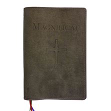 MAGNIFICAT LEATHER COVER (BY FATHER PASCHAL MARY OF MFVA) - GREY
