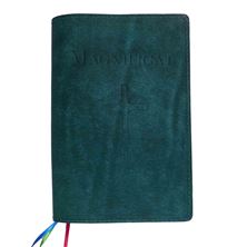 MAGNIFICAT LEATHER COVER (BY FATHER PASCHAL MARY OF MFVA) - TURQUOISE