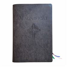 MAGNIFICAT LEATHER COVER (BY FATHER PASCHAL MARY OF MFVA) - BLACK